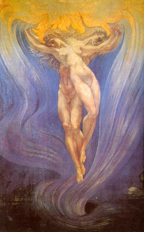 The Love Of Souls by Jean Delville